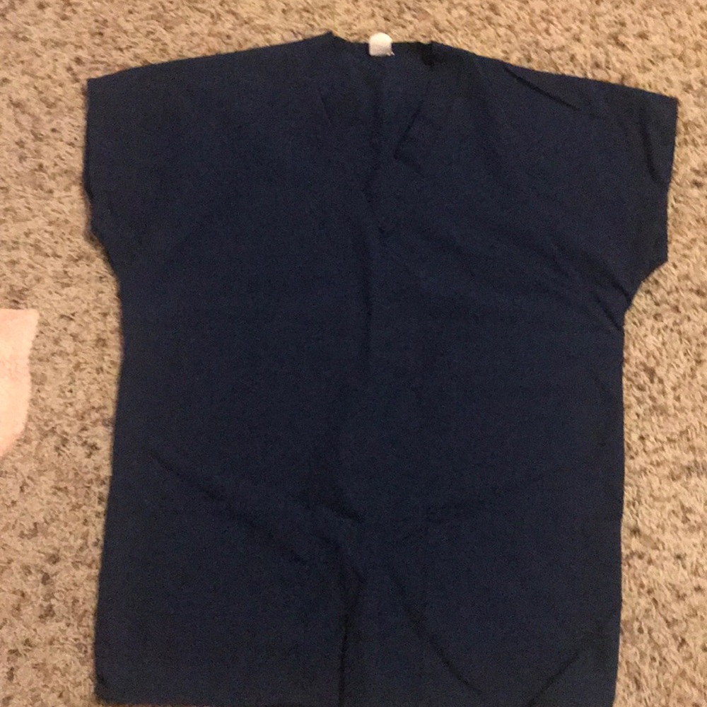 Navy blue scrub top. Size xs. Great condition